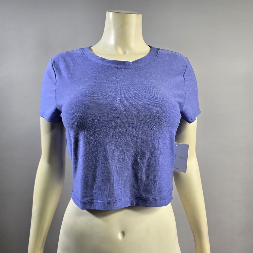 NWT Beyond yoga purple cropped top